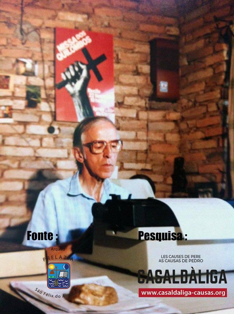 Pedro Casaldáliga em sua casa em São Félix do Araguaia
