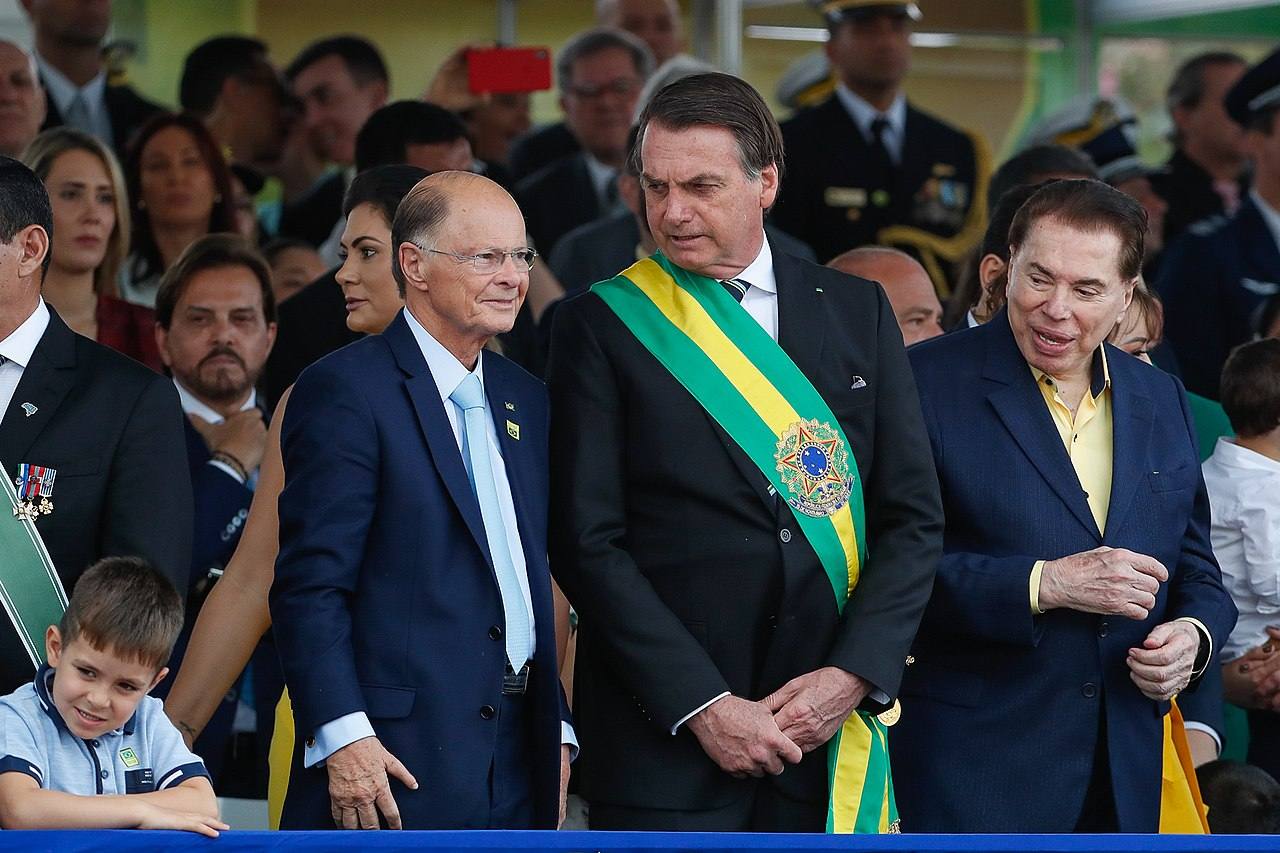 Bolsonaro, Edir Macedo y Silvio Santos